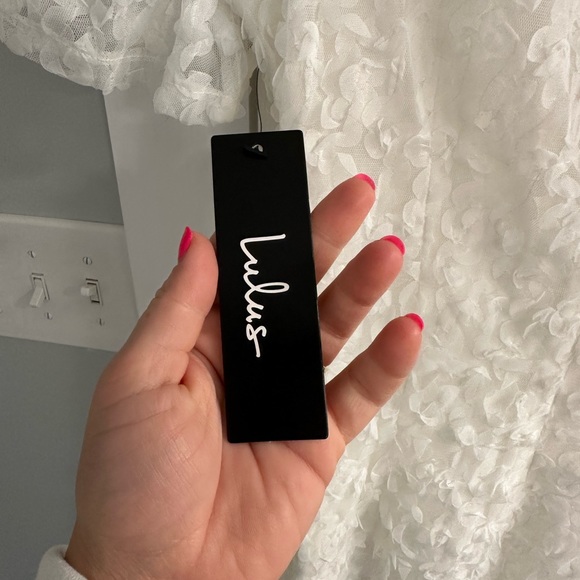 Always For You White Puff Sleeve Mini Dress Lulus - Picture 3 of 4